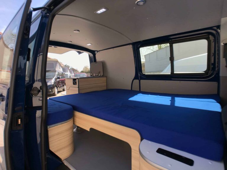 aménagement lit campervan volkswagen kit north