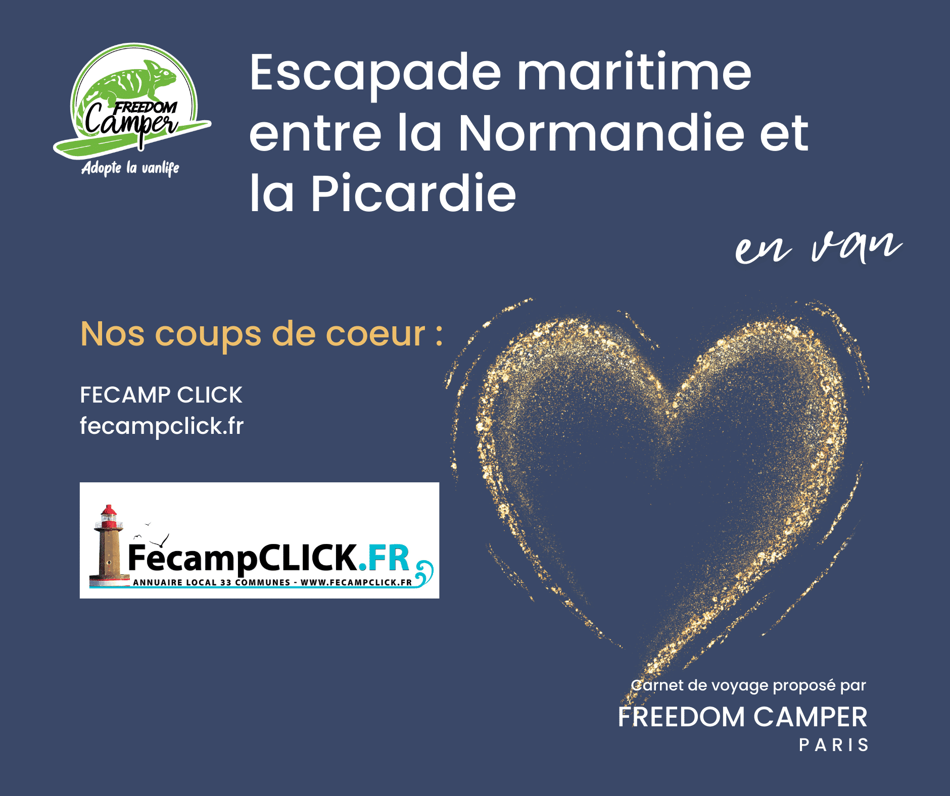 Fécamp Clic itinéraire Normandie et Picardie