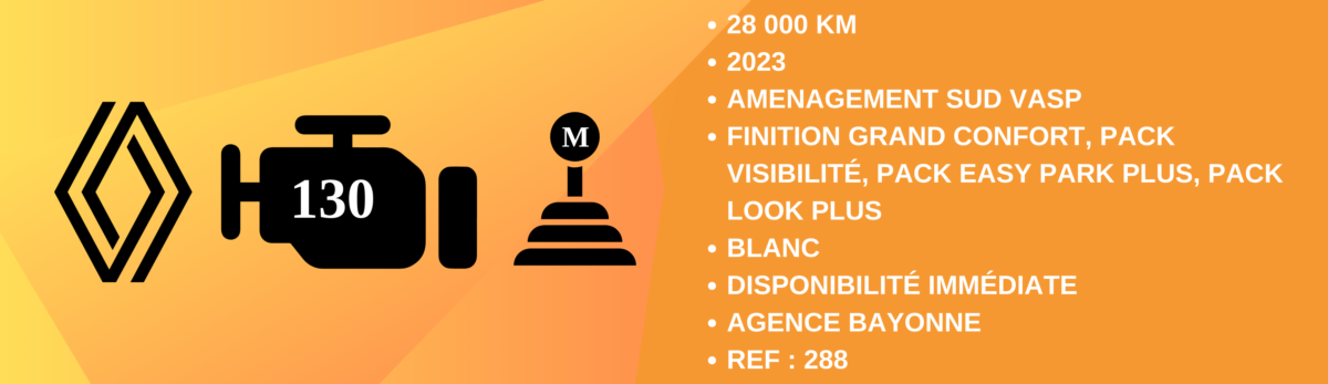 ref 288 renault 130 ch, boite manuelle 4 5 places finition ++++