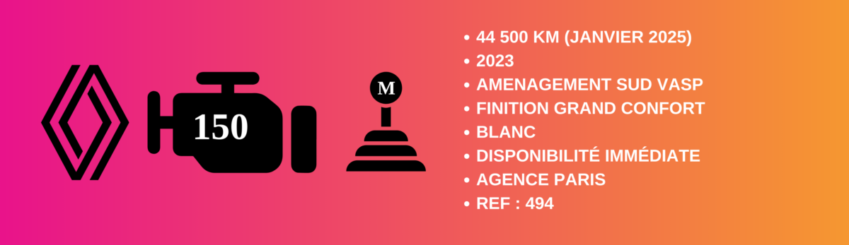 ref 494 renault 150 ch boite manuelle 4 5 places finition grand confort