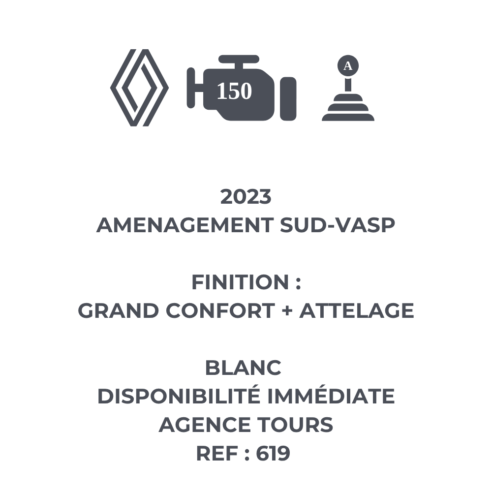 619 renault 150 ch boite auto 4 5 places finition +