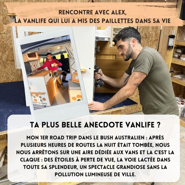 Alex menuisier de vanlife à Nantes