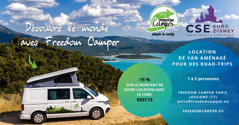 partenariat disney freedom camper