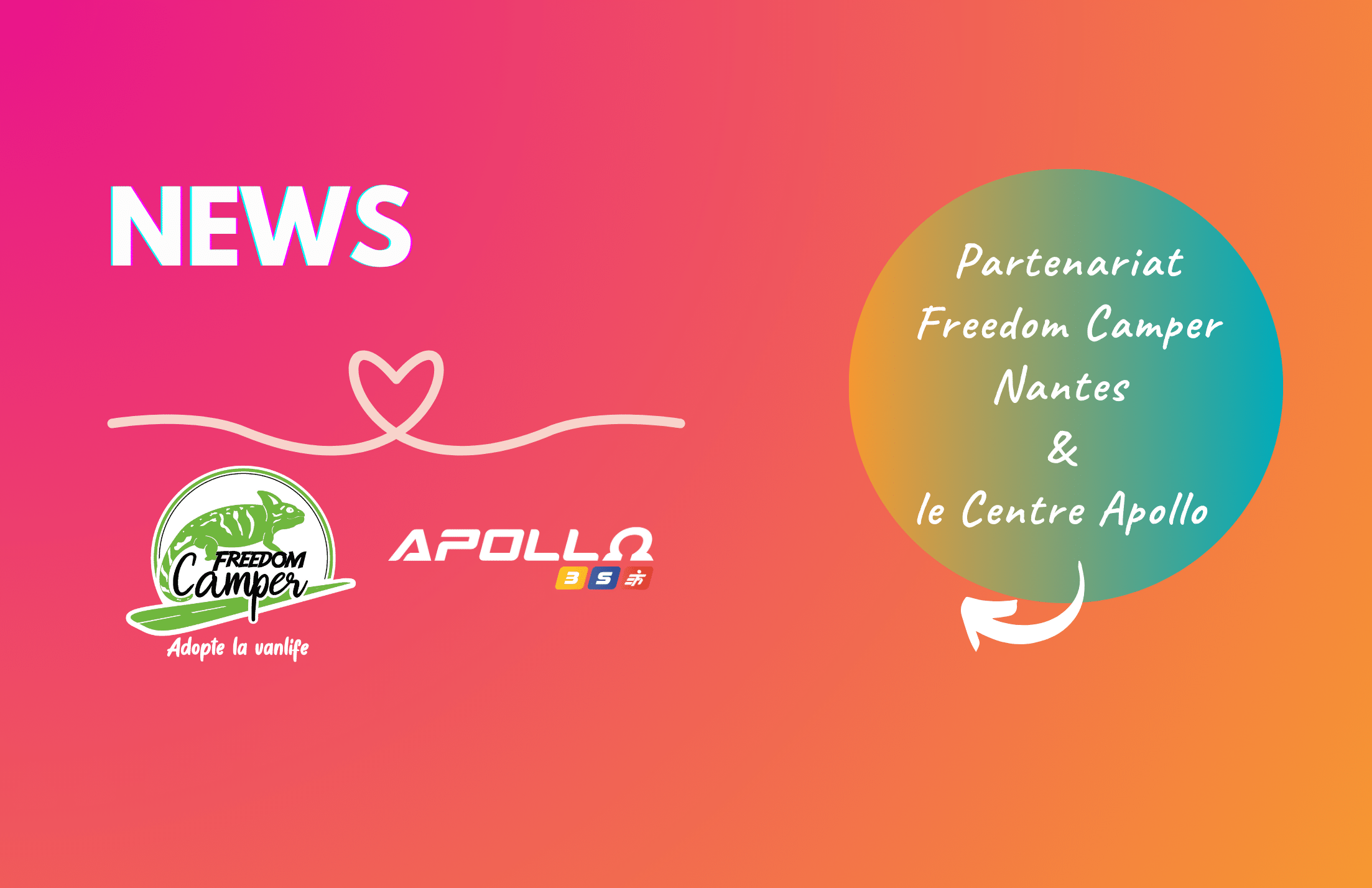 partenariat freedom camper nantes & le centre apollo