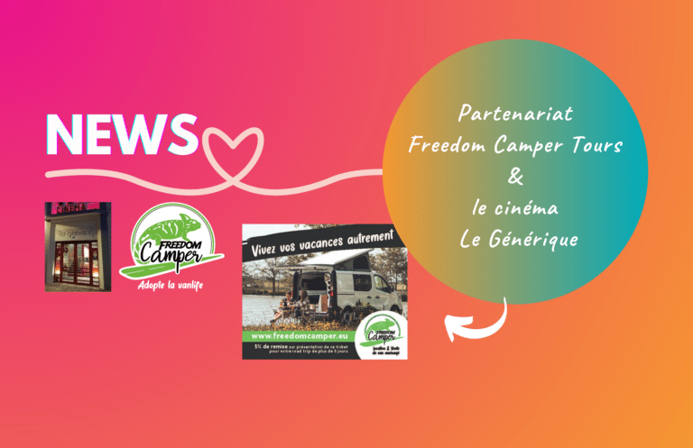 partenariat freedom camper nantes cinema le generique