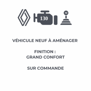 véhicule sur commande à aménager
